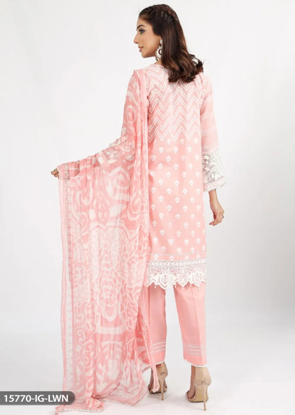 15770 - Readymade Shaposh Lawn Suit