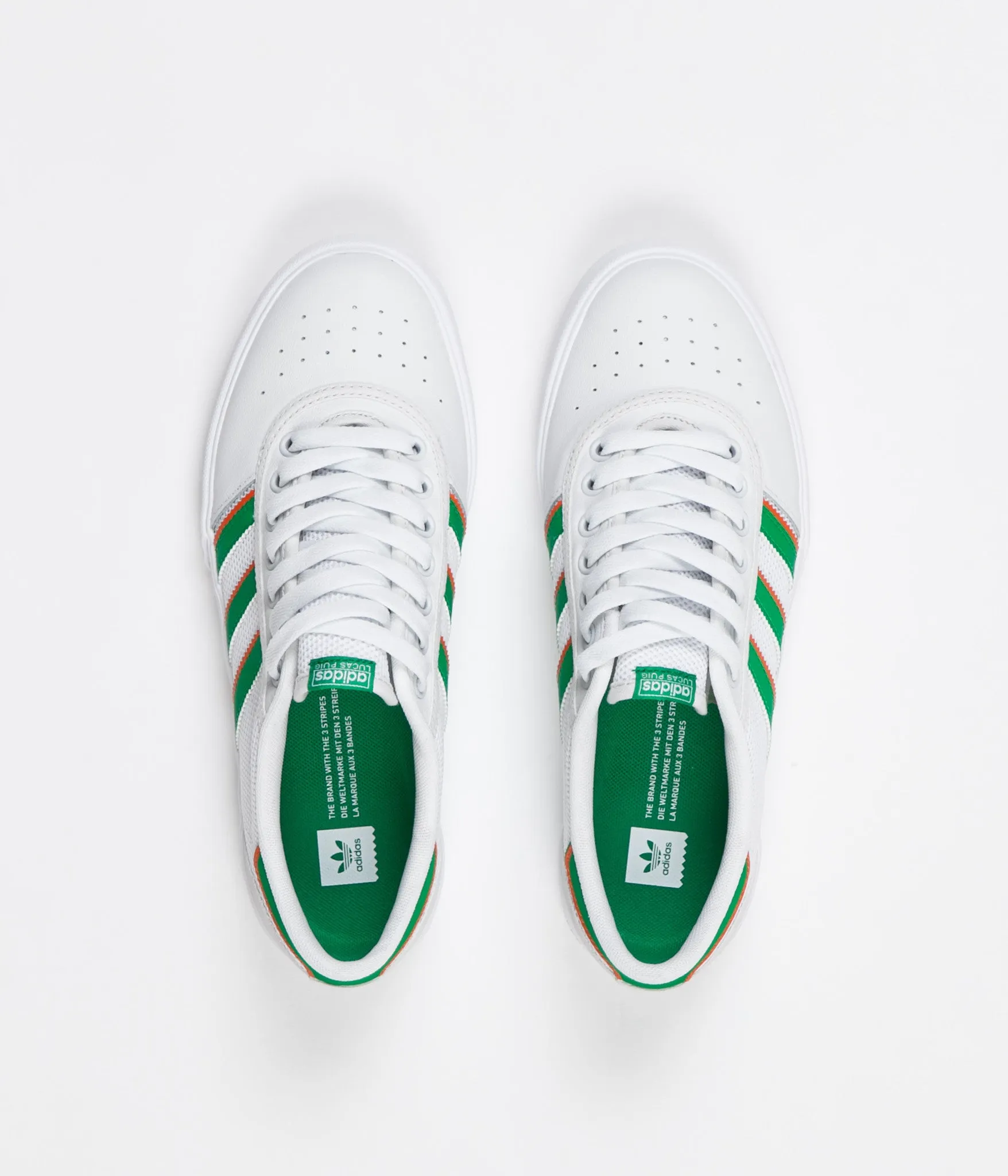 Adidas Lucas Premiere Adv Shoes - White / Green / White