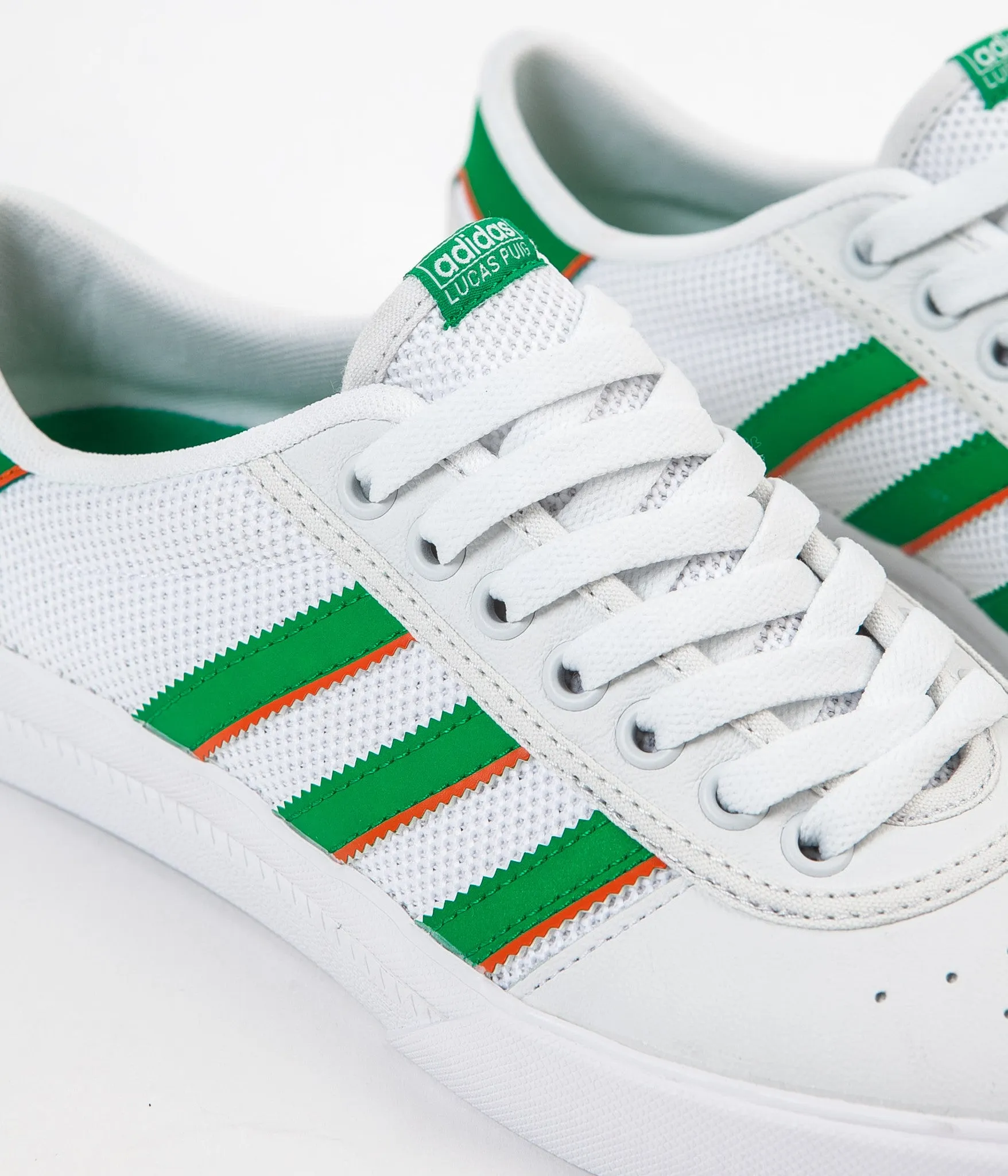 Adidas Lucas Premiere Adv Shoes - White / Green / White