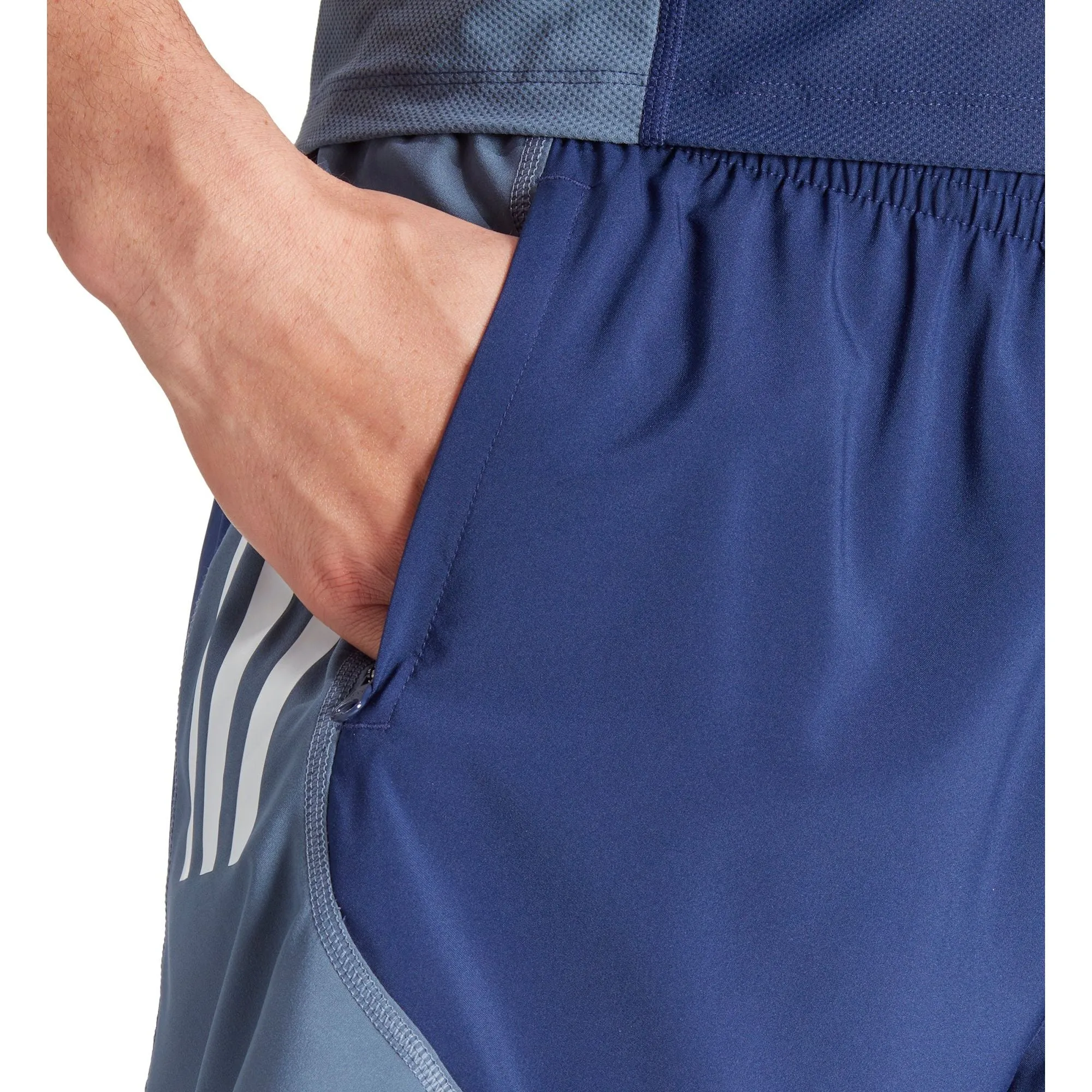 adidas Own The Run 7 Inch Mens Running Shorts - Blue