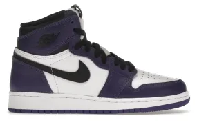 Air Jordan Retro 1 High "Court Purple" White (GS)