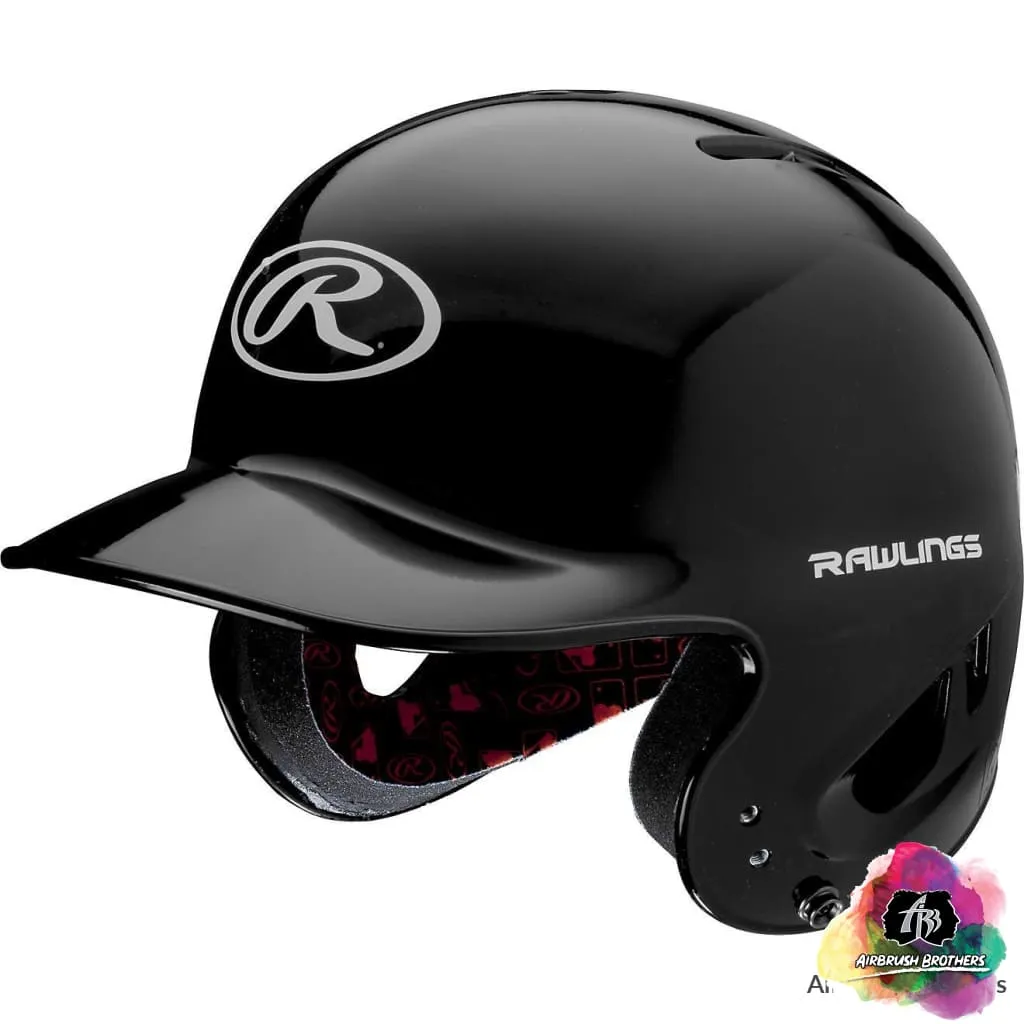 Airbrush Winged Ball Design (Full Helmet)