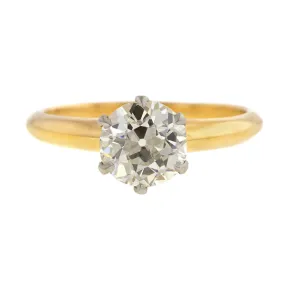 Antique Tiffany & Co. Solitaire Engagement Ring, Old Euro 1.20ct.