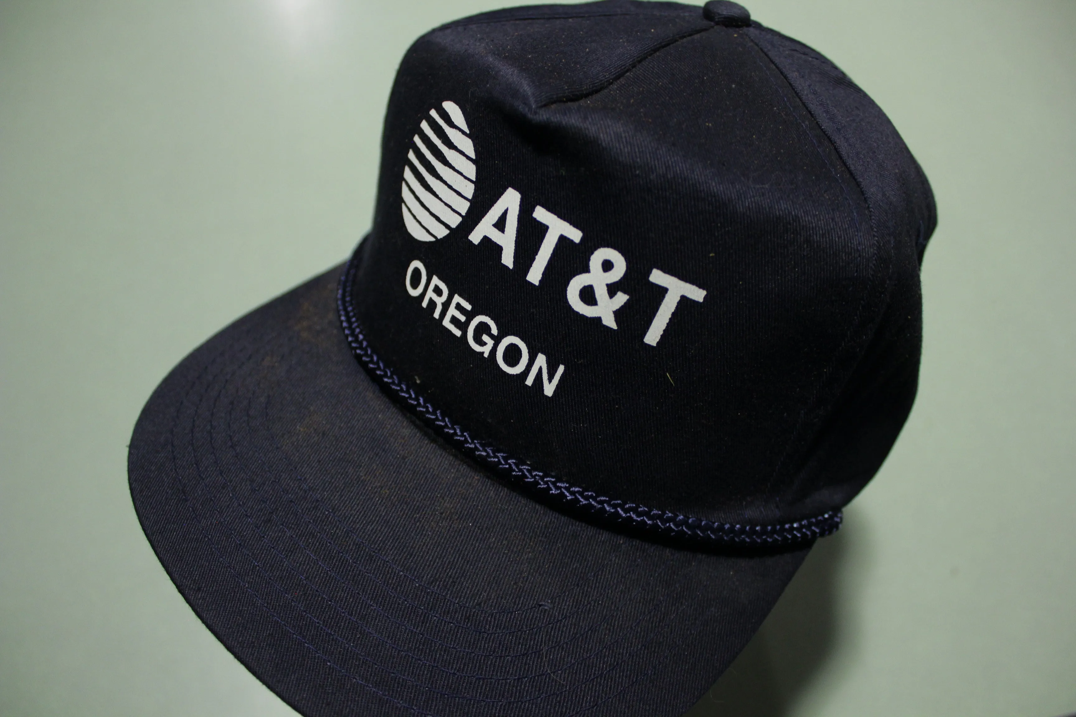 AT&T Oregon Call Before You Dig Vintage 80's Trucker Snapback Adjustable Hat