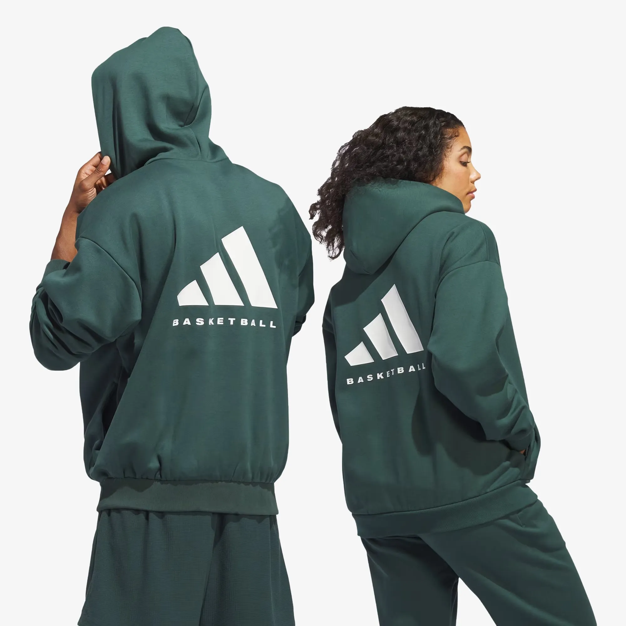 BASKETBALL HOODIE 'MINERAL GREEN'