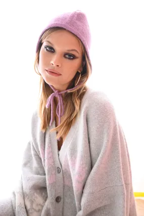 Berry Mousse Cuddle Cashmere Bonnet