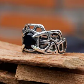 Black Onyx ring INTERFLOW