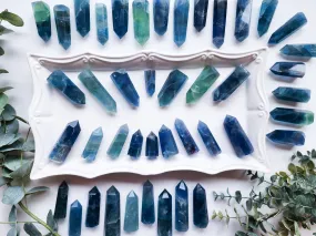 Blue Fluorite Points