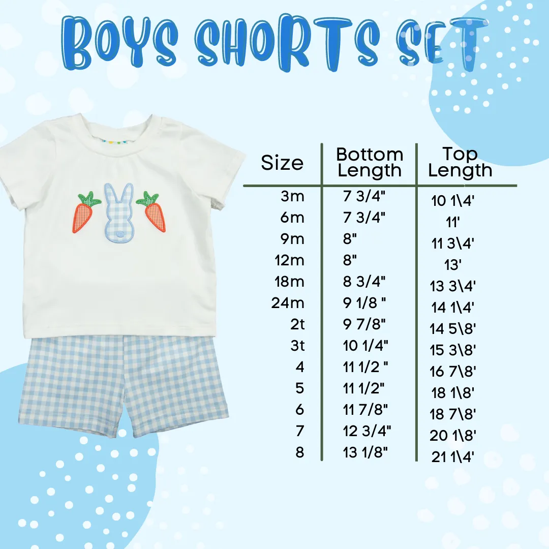 Boys Back to School Short Set