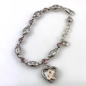 Brighton Trust Your Journey Heart Charm Bracelet