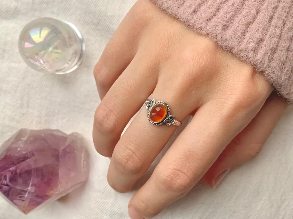 Carnelian Cami Ring