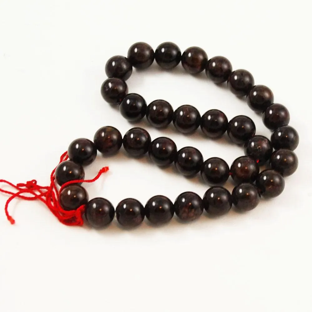 Chocolate Tourmaline Round Bead Strands