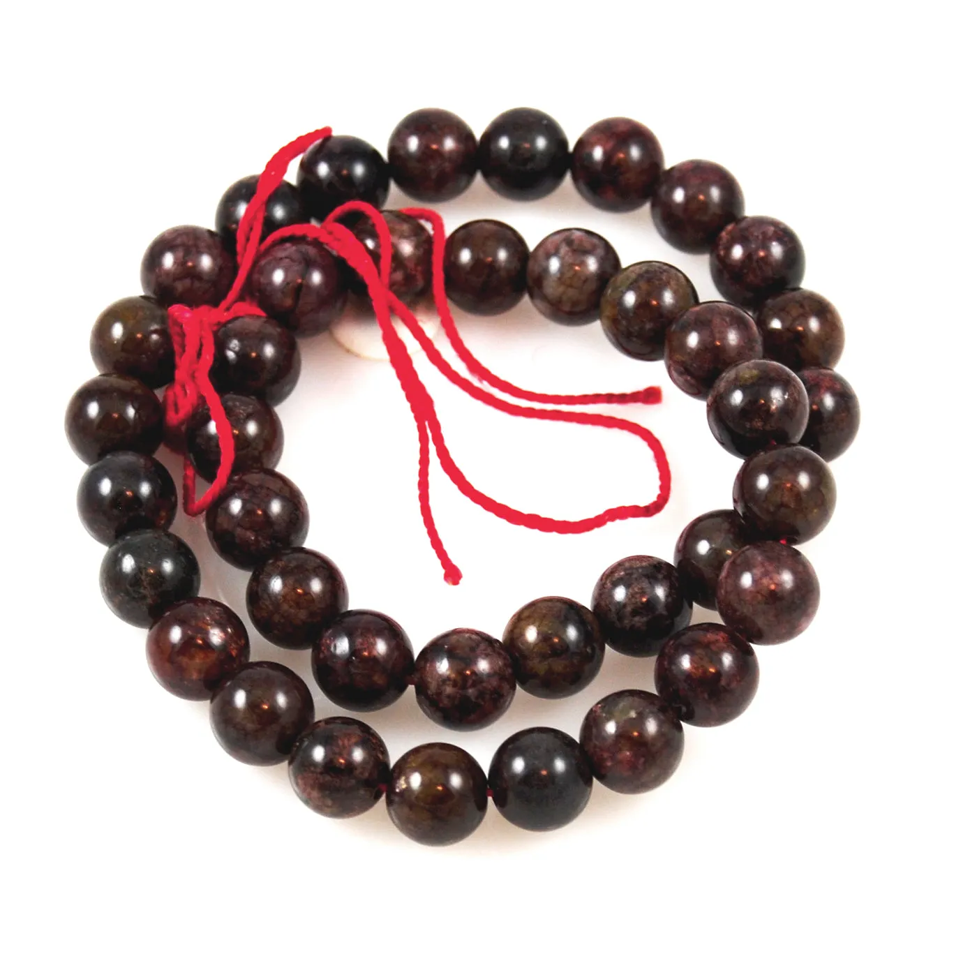 Chocolate Tourmaline Round Bead Strands