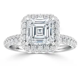 Claudia - 18ct White Gold - Asscher