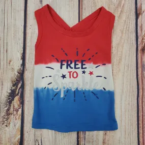 CR SPORTS DIP DYE FREE TO SPARKLE TANK