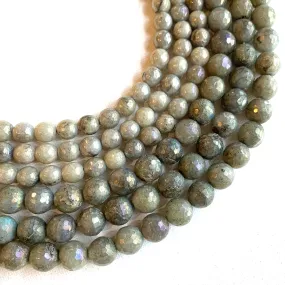 Diamond Dust Coated Labradorite - Short Strand