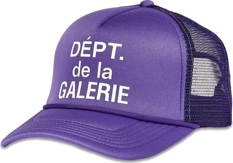 DPT. de la Galerie Gallery Purple trucker Cap