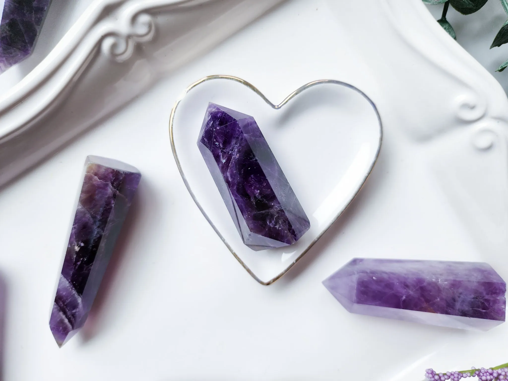 Dream (Chevron) Amethyst Points