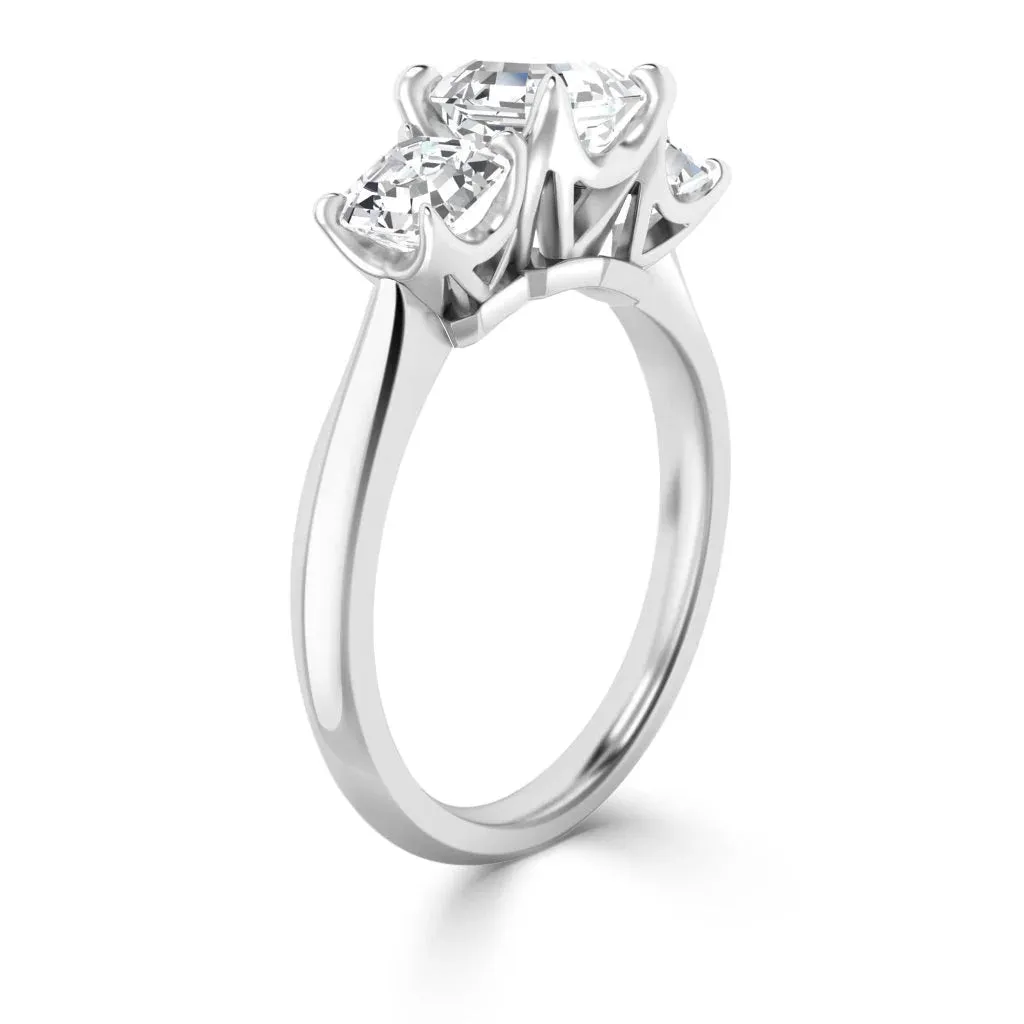 Emily - 18ct White Gold - Asscher