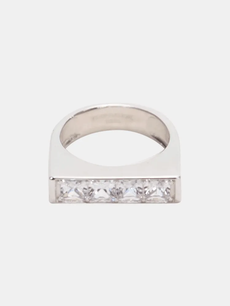 Federation Be Mine Ring - Silver / Clear Zirconia