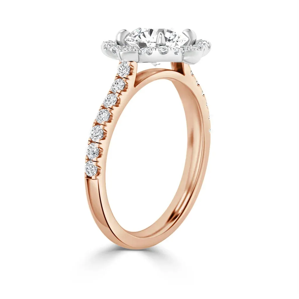 Fleur - 18ct Rose Gold - Round