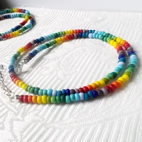 Frosty Rainbow Necklace (New)