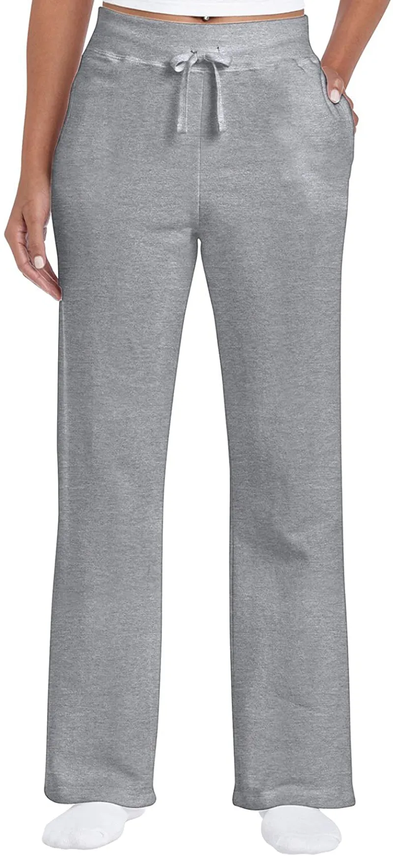 Gildan Women's Open Bottom Sweatpants