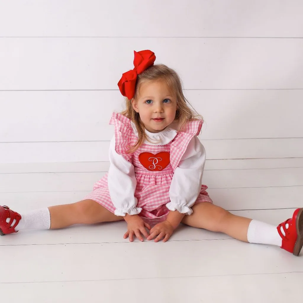 Heart Pinafore Dress