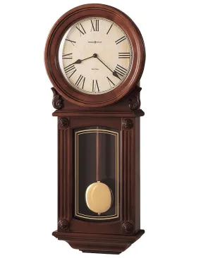 Howard Miller Isabel Chiming Pendulum Wall Clock - Windsor Cherry Finish