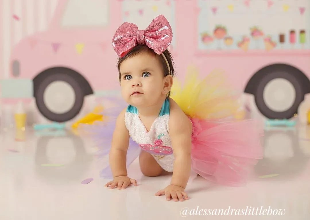 Ice Cream Sprinkles Tutu Romper