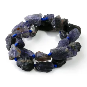 Iolite 11-15mm Nugget - 15-16 Inch