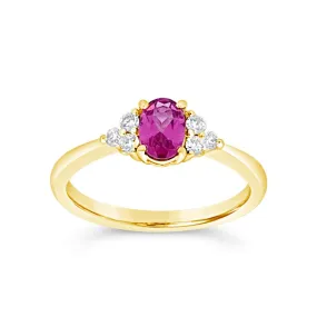 Irisa by Martin Binder Rhodalite Garnet & Diamond Accent Ring