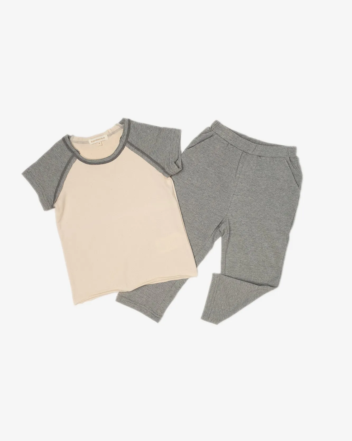 Kid's Short Raglan Set