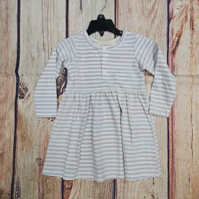 MABEL AND HONEY ELISE PURPLE STRIPE DRESS