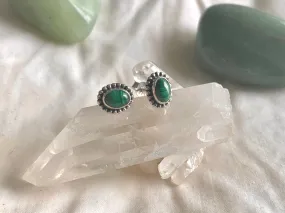 Malachite Gala Studs