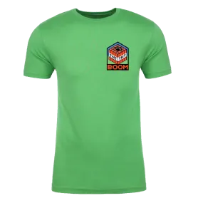 Minecraft Boom Badge Adult Short Sleeve T-Shirt