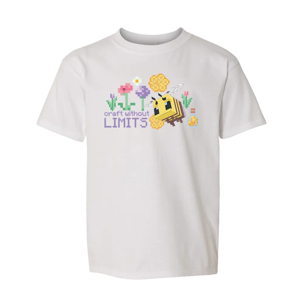 Minecraft Craft Without Limits Kids Short Sleeve T-Shirt