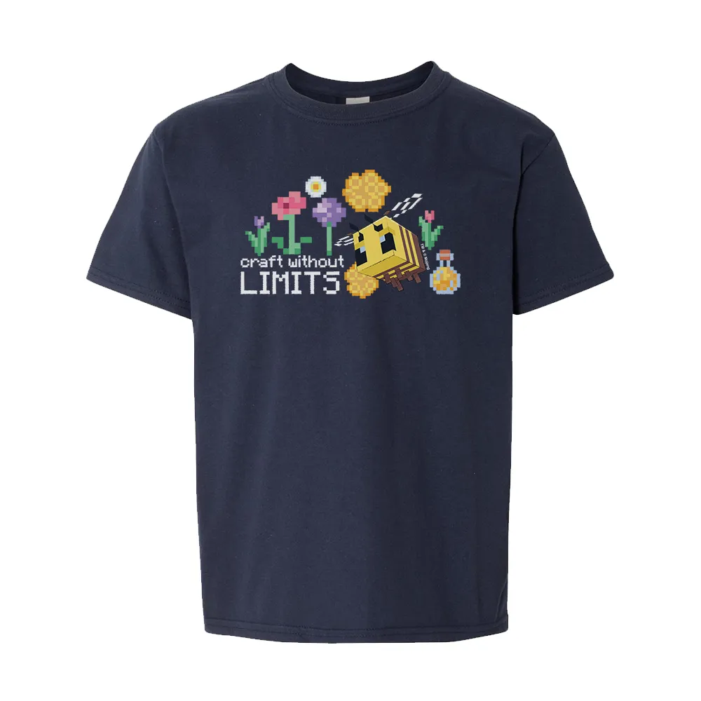 Minecraft Craft Without Limits Kids Short Sleeve T-Shirt