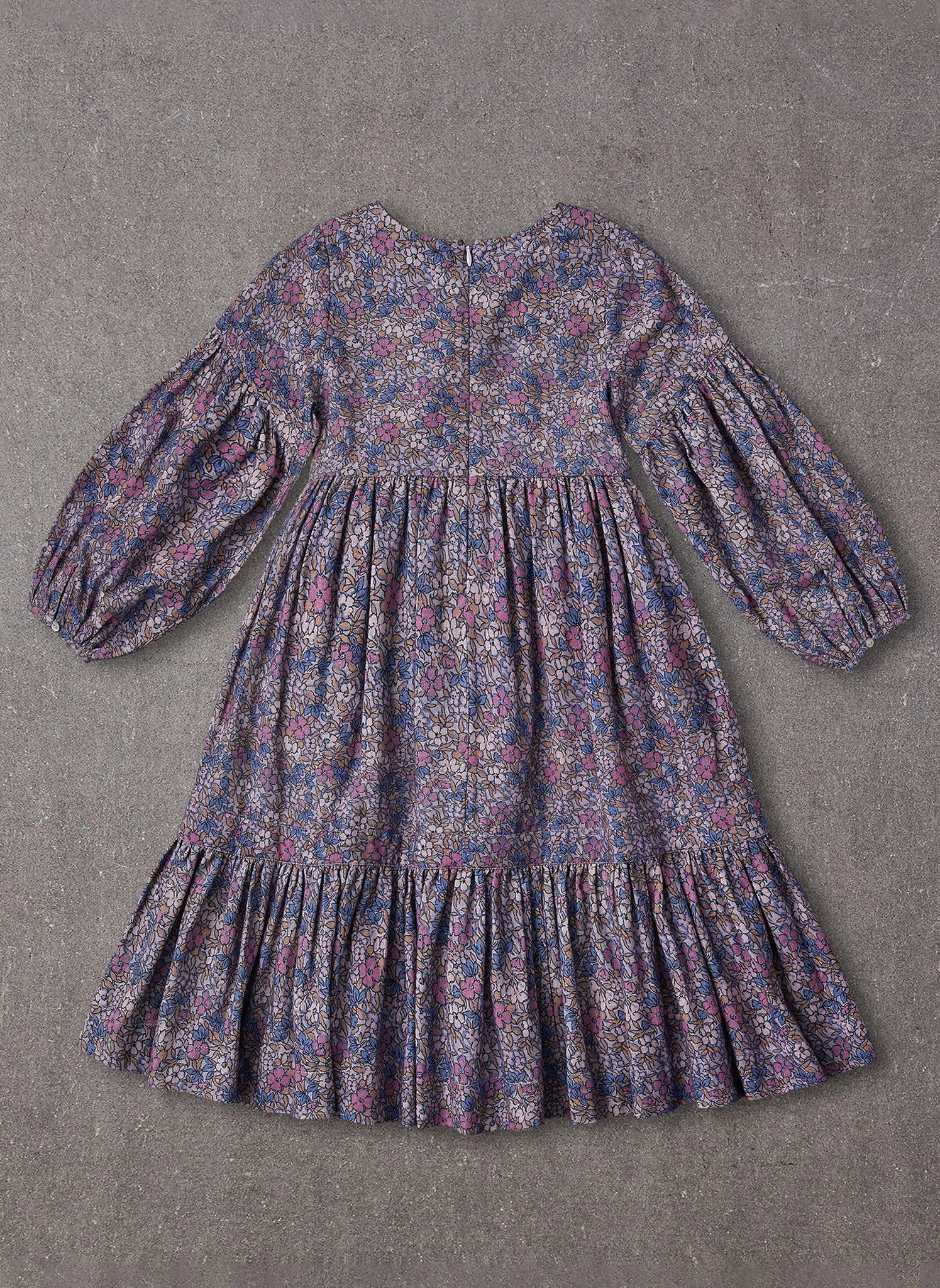 Nellystella Nicola Dress in Vintage Floral Purple Haze