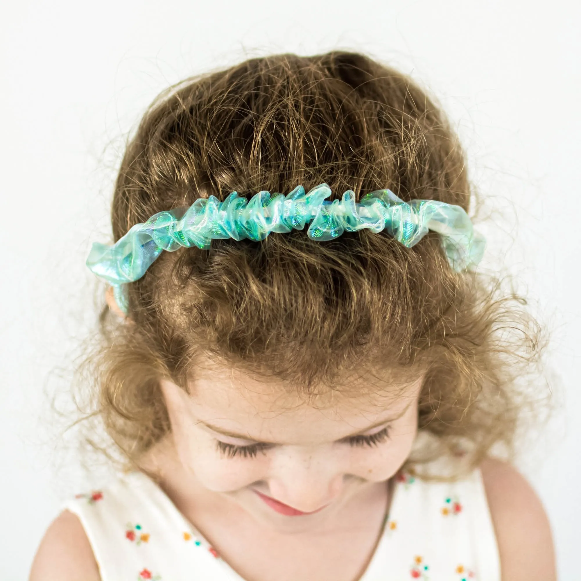 Organza Ruched Headbands - 4 Pack