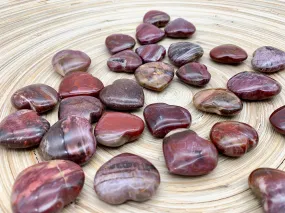 Petrified Wood Mini Heart