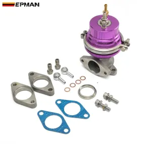 Purple Adjustable 38mm External Turbo V-Band V Band Wastegate Turbocharge Flange EP-B006