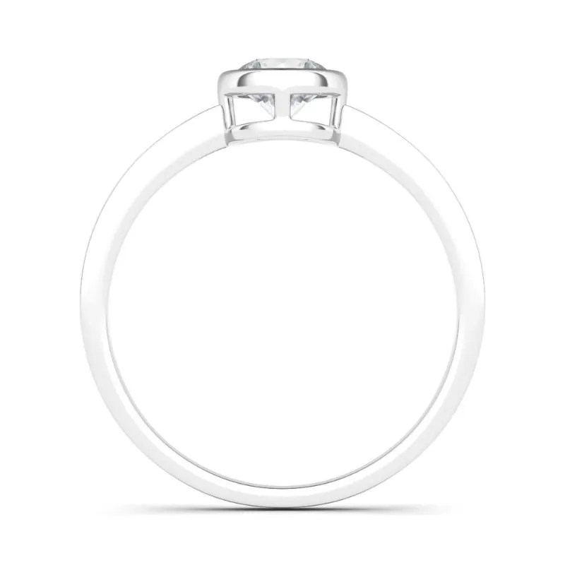 Round Bezel Diamond Ring