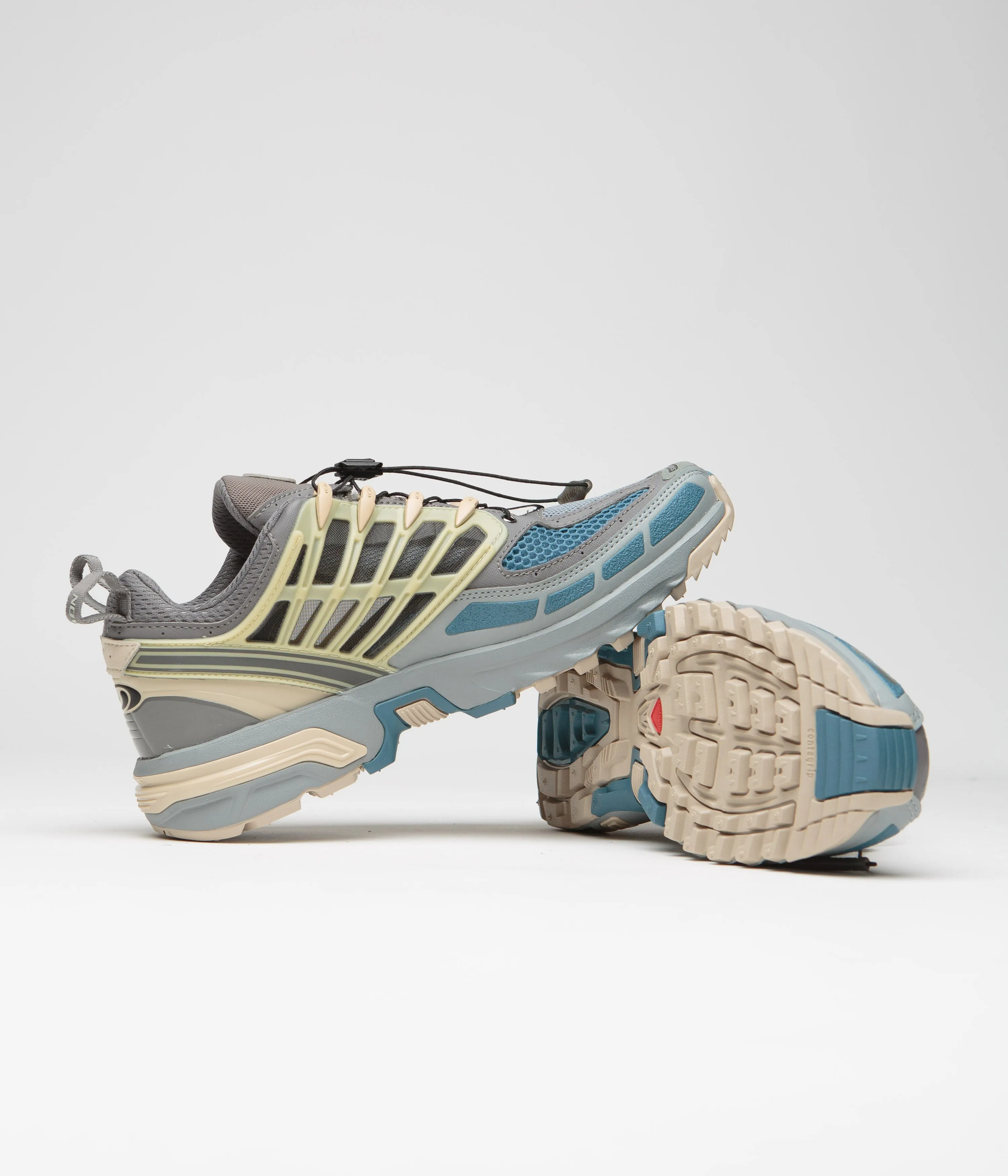 Salomon ACS Pro Shoes - Pewter / Monument / Aegean Blue