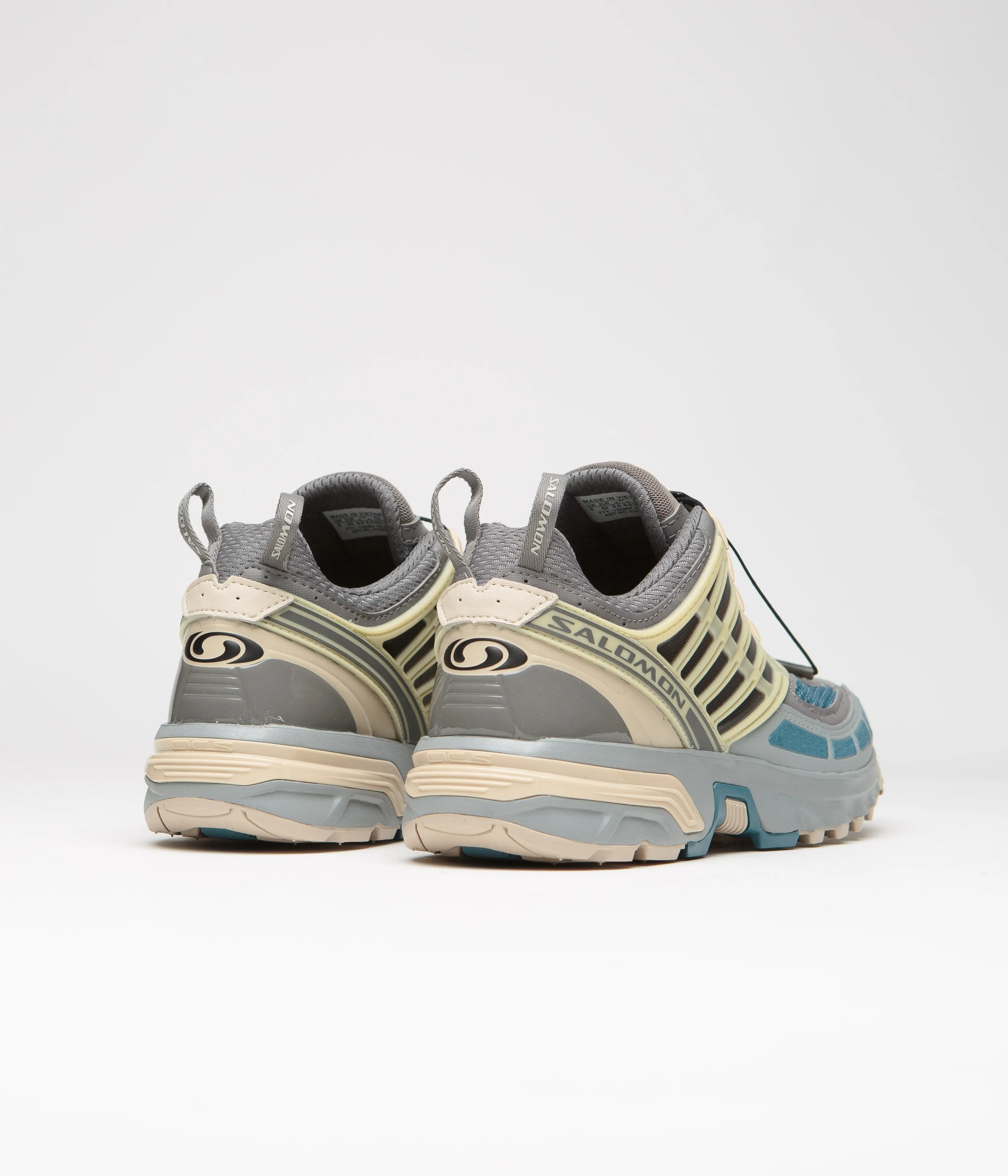 Salomon ACS Pro Shoes - Pewter / Monument / Aegean Blue