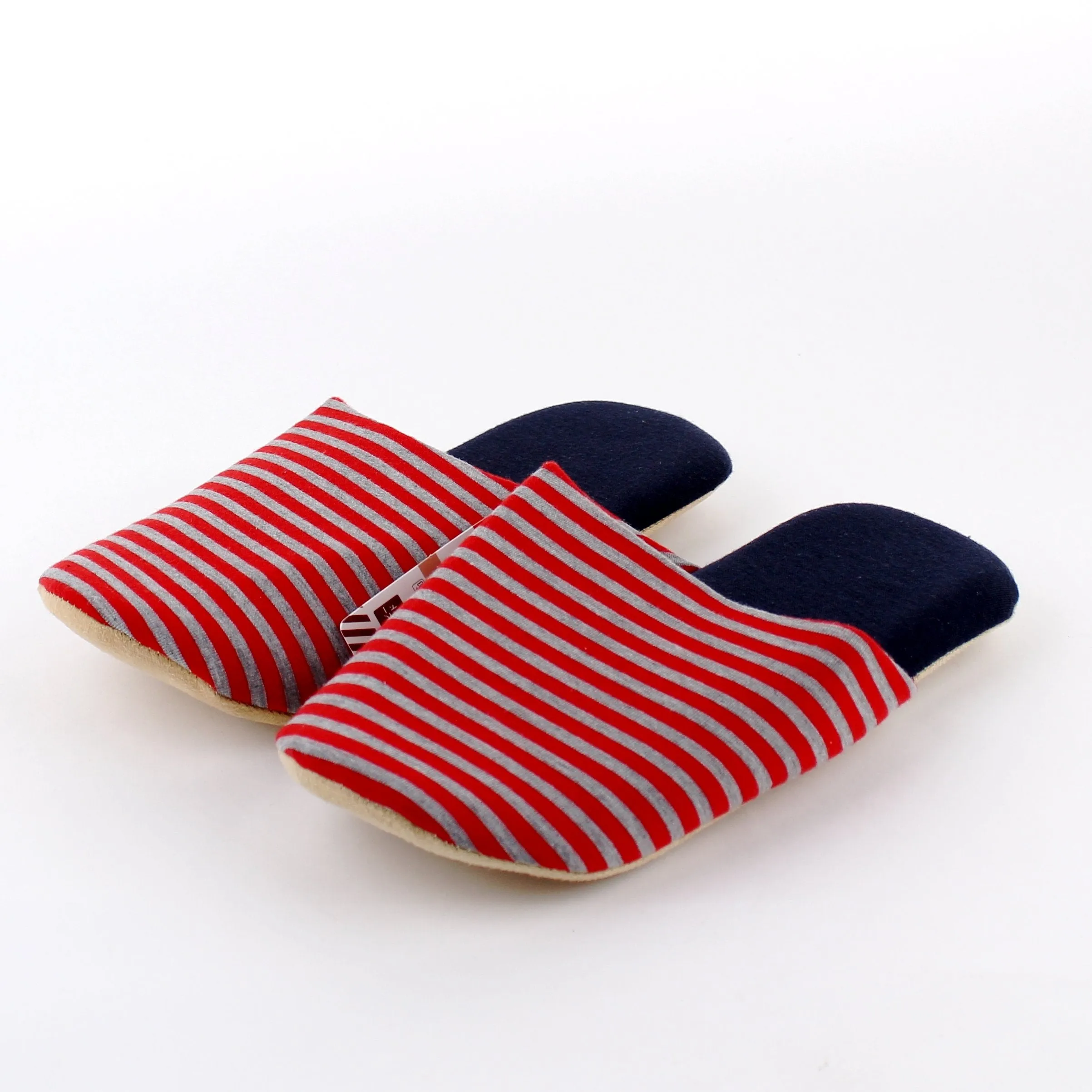 Slipper (Stripe / NV RD / 23-24.5cm)