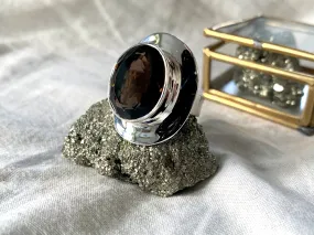 Smoky Quartz Medea Ring - Medium Oval