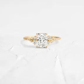 Snowdrift Ring, Radiant Cut