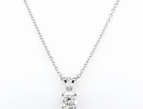 Solitaire Diamond Pendant (0.40Ctw)