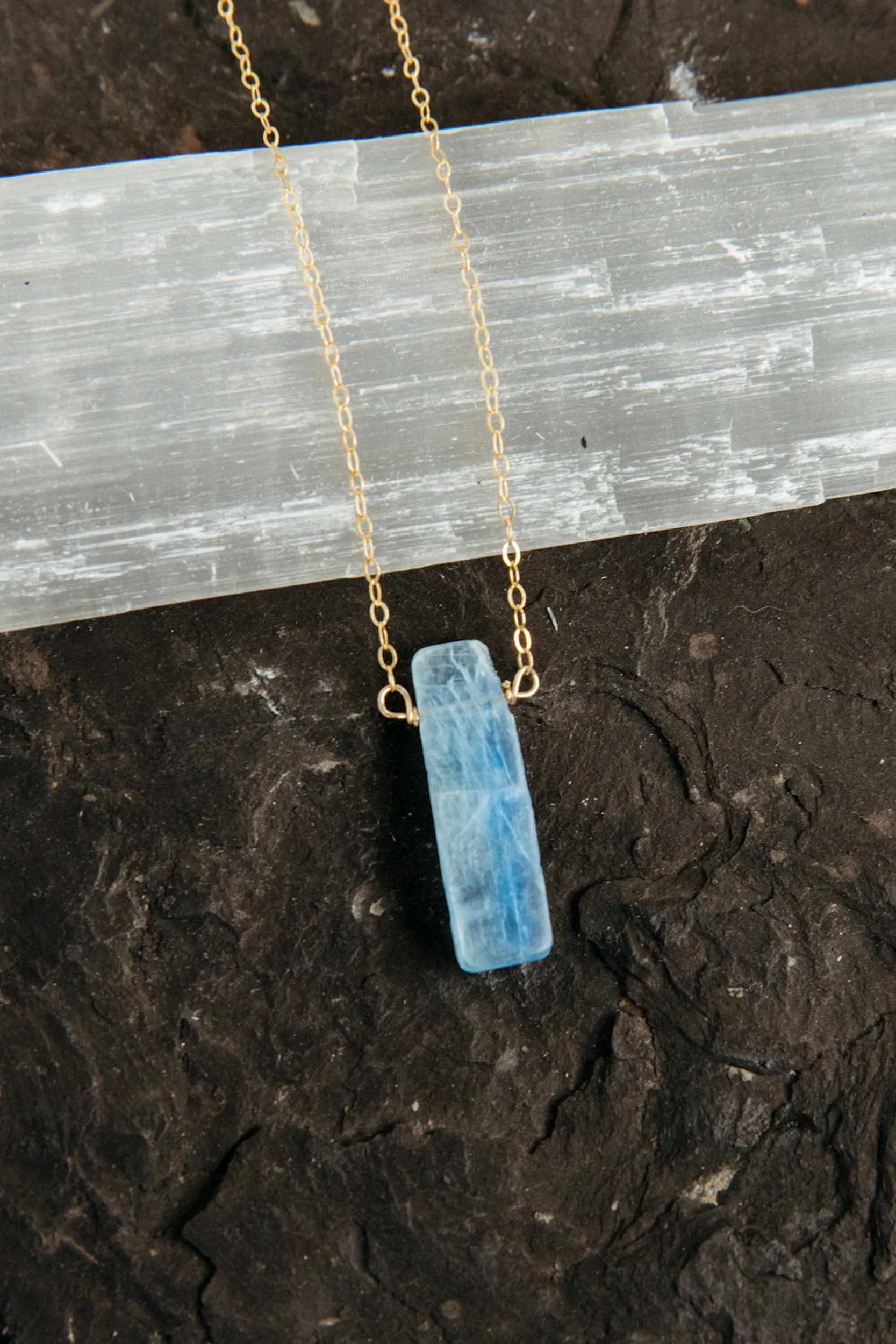 Speak Your Truth Kyanite Necklace